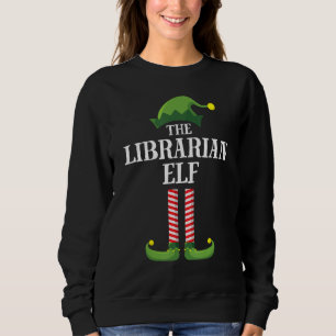 Librarian Elf Matching Family Group Christmas Part Trui