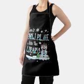 Librarian Er is sneeuwruimte als de bibliotheek Schort (Insitu)