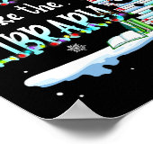 Librarian Er is sneeuwruimte zoals de bibliotheek Poster (Hoek)