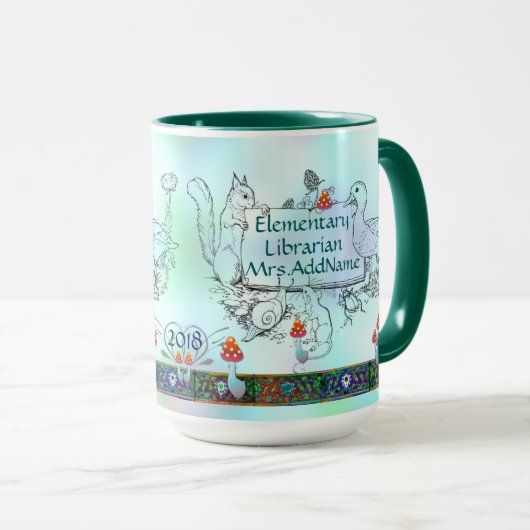 Librarian Gift Mok (Voorkant rechts)