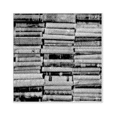 Librarian giften voor haar rubberstempel (Afrduk)