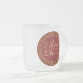 Librarian I Love My Library Froft Mok Gift (Voorkant rechts)