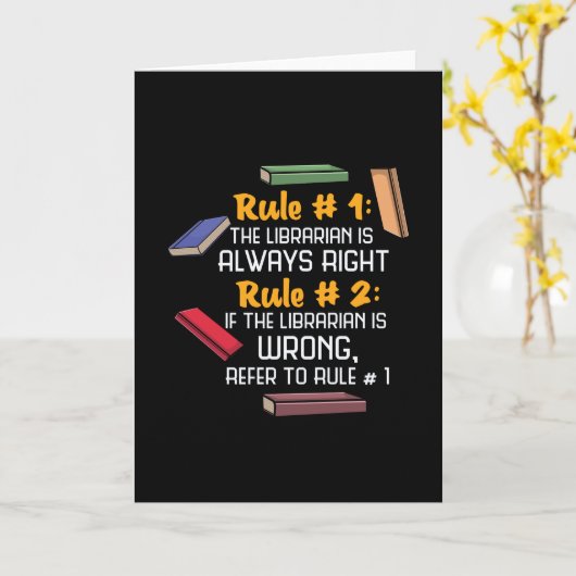 Librarian Kaart (Gele Bloem)