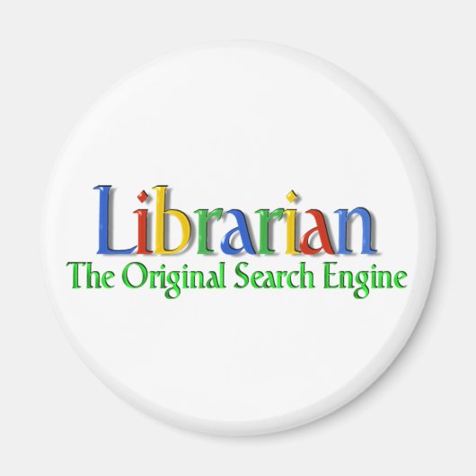 Librarian Original Search Engine Magneet (Voorkant)