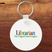 Librarian Original Search Engine Sleutelhanger (Voorkant)