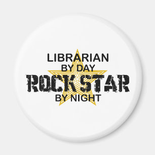 Librarian Rock Star by Night Magneet