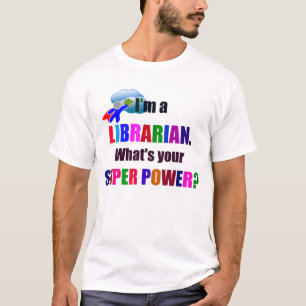 Librarian Superheld T-shirt