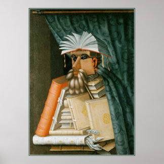 Librarian van Giuseppe Arcimboldo Poster