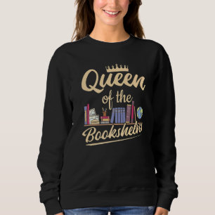Librarische koningin van de boekenkasten lezen Li Trui