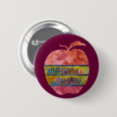 Library Apple Ronde Button 5,7 Cm (Voorkant /achterkant)