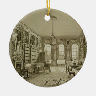 Library as Sitting Room, Cassiobury Park, c.1815, Keramisch Ornament