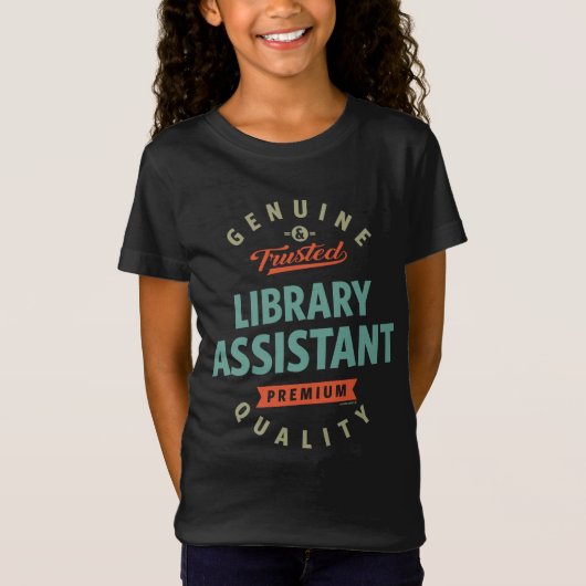Library Assistant T-shirt (Voorkant)