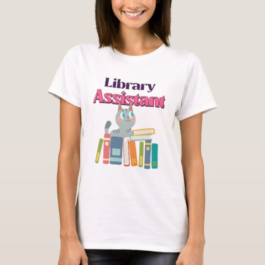 Library Assistant T-shirt (Voorkant)