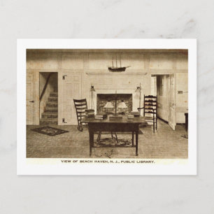 Library, Beach Haven, NJ  Briefkaart