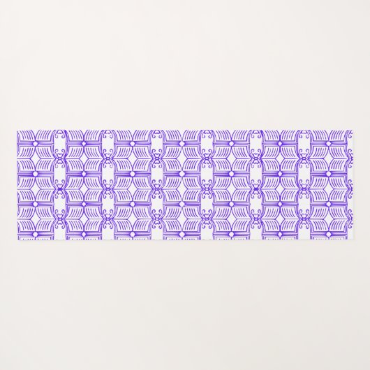 Library Book Pattern  Yogamat (Achterkant (horizontaal))