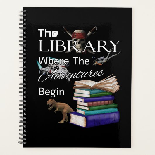 Library Books Where The Adventure Begins Book Read (Devant)