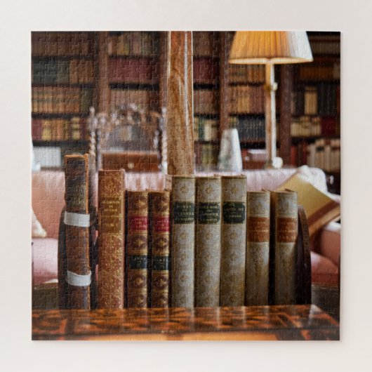Library Bookworm at Hever Castle - 20x20 - 676 pc Legpuzzel (Verticaal)
