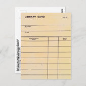 Library Card BSS 28 Briefkaart (Voorkant / Achterkant)