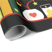 Library cats autumn colour version cadeaupapier (Rol Hoek)