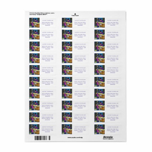 Library Check Out Artwork Etiket (Full Sheet)