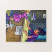 Library Check Out Artwork Legpuzzel (Horizontaal)