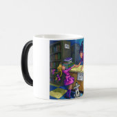 Library Check Out Artwork Magische Mok (Voorkant links)