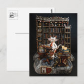 Library Dragon Briefkaart (Voorkant / Achterkant)