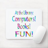 Library Fun Muismat (Met muis)