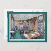 Library, Hotel Dennis, Atlantic City 1926 Briefkaart (Voorkant / Achterkant)