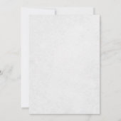 Library Kaart bruiloft uitnodiging (Achterkant)