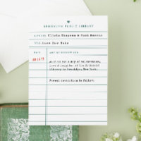Library Kaart Wedding Sla de datum op