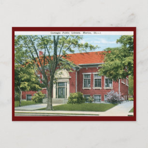 Library, Marion, Illinois Briefkaart