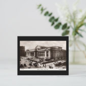 Library, New York City c1910  Briefkaart (Staand voorkant)