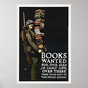  Library Poster – Retro Power Art