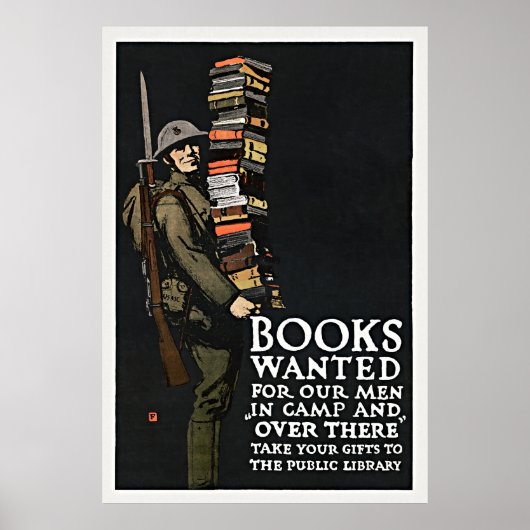  Library Poster – Retro Power Art (Voorkant)