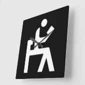 Library Reading Room Vierkante Klok (Hoek)