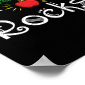Library Rocks Leraar Student Fun Terug naar School Poster (Hoek)