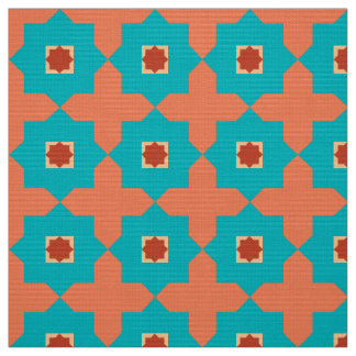 Library Room Moroccan Tiles Stof
