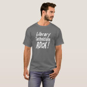 Library Technicians Rock! T-shirt (Voorkant volledig)
