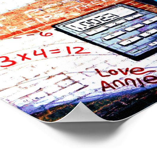 Library Wall Graffiti Poster (Hoek)