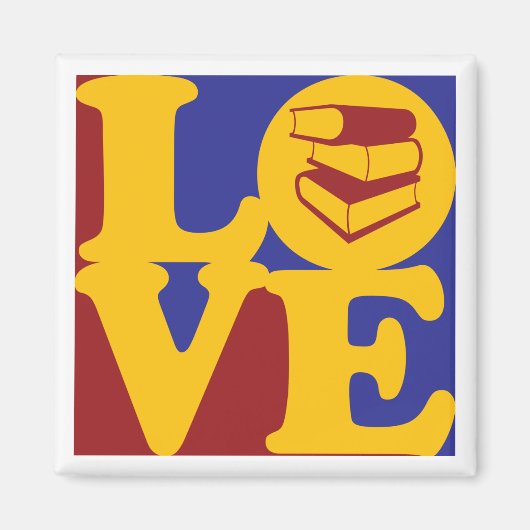 Library Work Love Magneet (Voorkant)