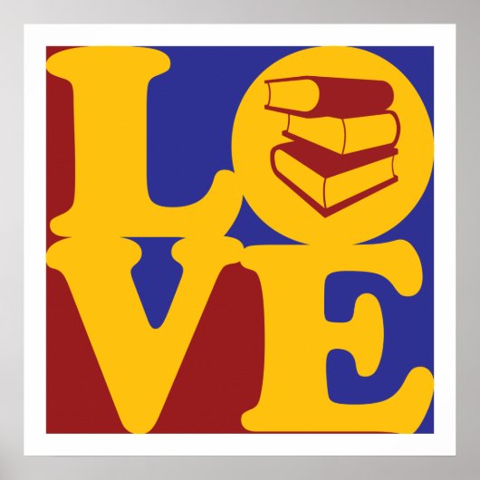 Library Work Love Poster (Voorkant)