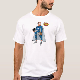 Libraryman met POW. T-shirt