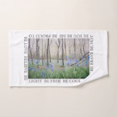 "Libre ensemble de serviette à BE/Peace" (Serviette à main)