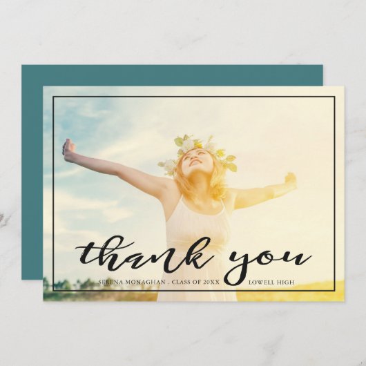 Libre et ciblé | Merci des diplômes | Sombre (Devant / Derrière)