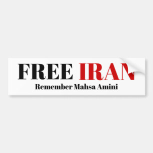 LIBRE IRAN RAPPELEZ-VOUS Sticker Mahsa Amini
