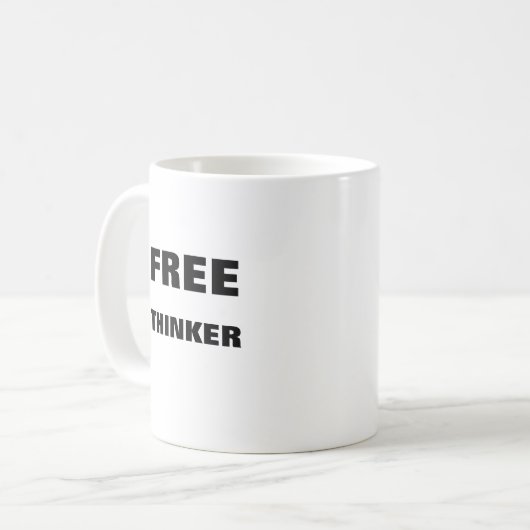 LIBRE PENSEUR Mug (Devant gauche)