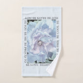 "Libre pour ÊTRE" serviette réglée (Serviette à main)