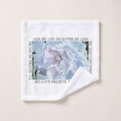 "Libre pour ÊTRE" serviette réglée (Gant de toilette)