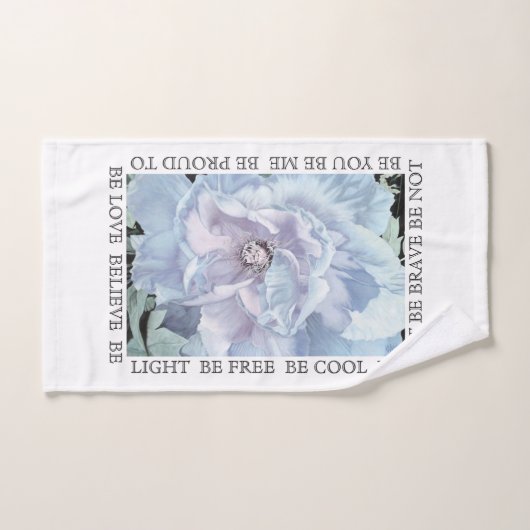 "Libre pour ÊTRE" serviette réglée (Serviette à main)